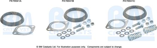BM Catalysts FK70041 - Монтажний комплект, труба вихлопного газу autocars.com.ua