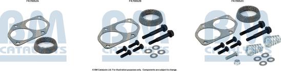 BM Catalysts FK70052 - Монтажний комплект, труба вихлопного газу autocars.com.ua