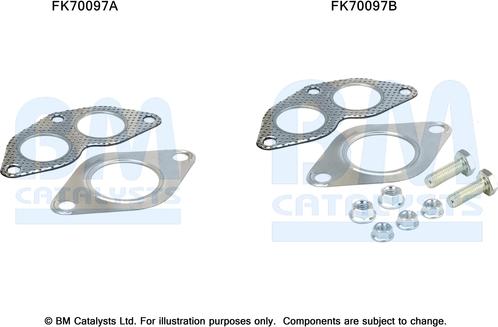 BM Catalysts FK70097 - Монтажний комплект, труба вихлопного газу autocars.com.ua