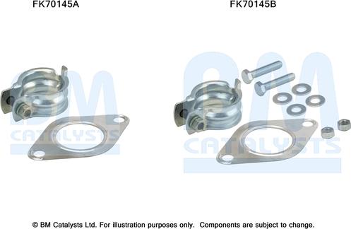 BM Catalysts FK70145 - Монтажний комплект, труба вихлопного газу autocars.com.ua