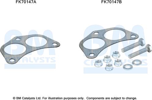 BM Catalysts FK70147 - Монтажний комплект, труба вихлопного газу autocars.com.ua