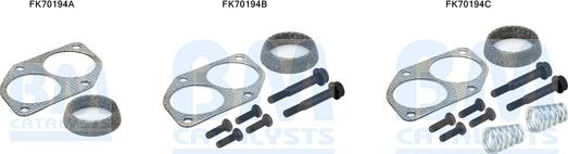 BM Catalysts FK70194 - Монтажний комплект, труба вихлопного газу autocars.com.ua