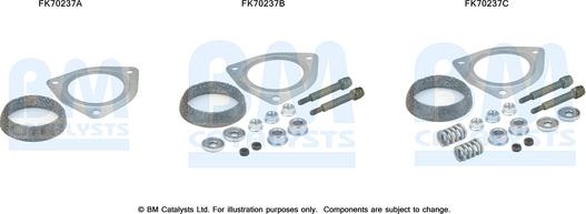 BM Catalysts FK70237 - Монтажный комплект, труба выхлопного газа avtokuzovplus.com.ua