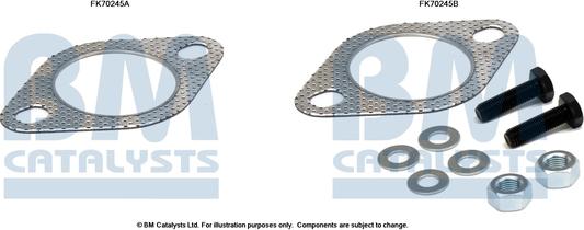 BM Catalysts FK70245 - Монтажний комплект, труба вихлопного газу autocars.com.ua
