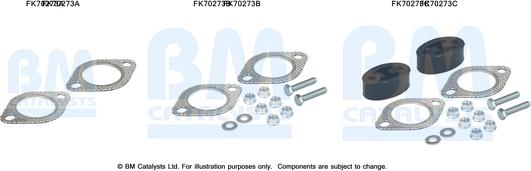 BM Catalysts FK70273 - Монтажний комплект, труба вихлопного газу autocars.com.ua