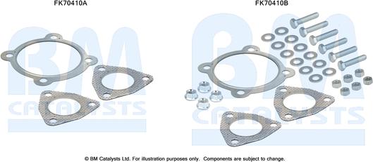 BM Catalysts FK70410 - Монтажний комплект, труба вихлопного газу autocars.com.ua