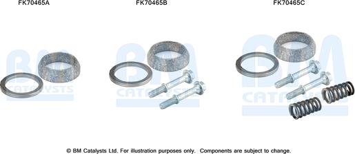 BM Catalysts FK70465 - Монтажний комплект, труба вихлопного газу autocars.com.ua