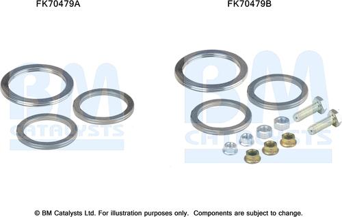 BM Catalysts FK70479 - Монтажний комплект, труба вихлопного газу autocars.com.ua