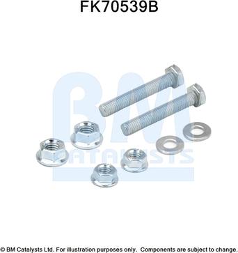 BM Catalysts FK70539 - Монтажний комплект, труба вихлопного газу autocars.com.ua