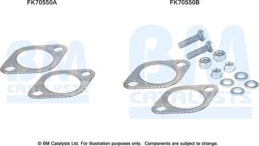 BM Catalysts FK70550 - Монтажний комплект, труба вихлопного газу autocars.com.ua
