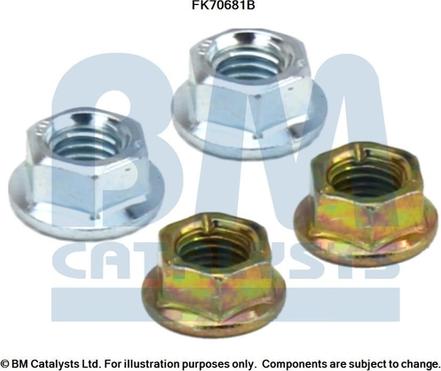 BM Catalysts FK70681 - Монтажний комплект, труба вихлопного газу autocars.com.ua