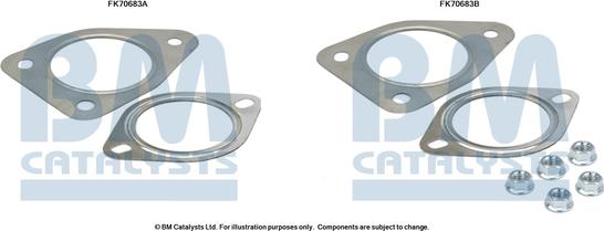 BM Catalysts FK70683 - Монтажный комплект, труба выхлопного газа avtokuzovplus.com.ua