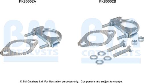 BM Catalysts FK80002 - Монтажний комплект, каталізатор autocars.com.ua