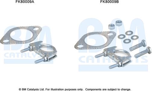 BM Catalysts FK80009 - Монтажний комплект, каталізатор autocars.com.ua