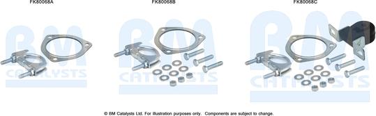 BM Catalysts FK80068 - Монтажний комплект, каталізатор autocars.com.ua