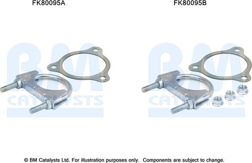 BM Catalysts FK80095 - Монтажный комплект, катализатор avtokuzovplus.com.ua