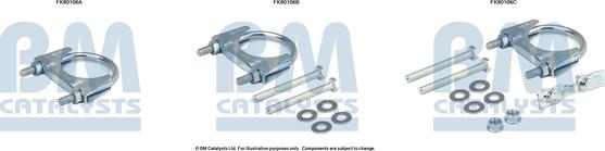 BM Catalysts FK80106 - Монтажний комплект, каталізатор autocars.com.ua