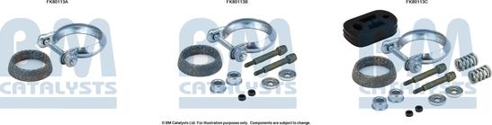 BM Catalysts FK80113 - Монтажный комплект, катализатор avtokuzovplus.com.ua