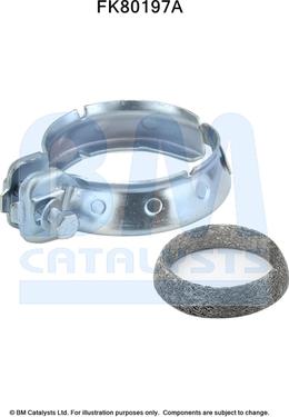 BM Catalysts FK80197 - Монтажний комплект, каталізатор autocars.com.ua