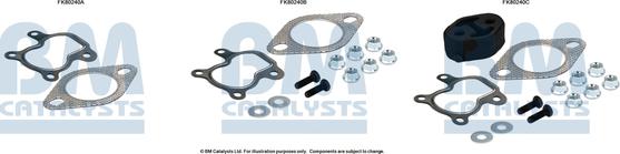 BM Catalysts FK80240 - Монтажный комплект, катализатор avtokuzovplus.com.ua