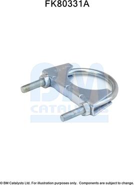 BM Catalysts FK80331 - Монтажний комплект, каталізатор autocars.com.ua