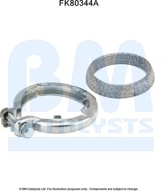 BM Catalysts FK80344 - Монтажний комплект, каталізатор autocars.com.ua