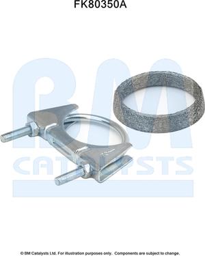 BM Catalysts FK80350 - Монтажний комплект, каталізатор autocars.com.ua