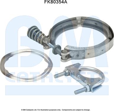 BM Catalysts FK80354 - Монтажний комплект, каталізатор autocars.com.ua