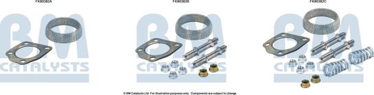 BM Catalysts FK80382 - Монтажний комплект, каталізатор autocars.com.ua