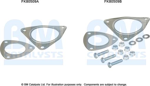 BM Catalysts FK80509 - Монтажний комплект, каталізатор autocars.com.ua