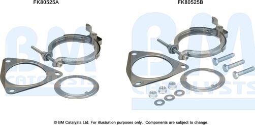 BM Catalysts FK80525 - Монтажний комплект, каталізатор autocars.com.ua