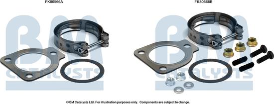 BM Catalysts FK80566 - Монтажный комплект, катализатор avtokuzovplus.com.ua