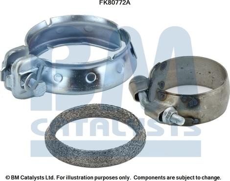 BM Catalysts FK80772 - Монтажний комплект, каталізатор autocars.com.ua