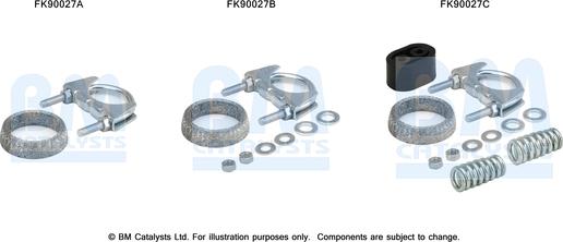 BM Catalysts FK90027 - Монтажний комплект, каталізатор autocars.com.ua