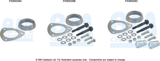 BM Catalysts FK90039 - Монтажний комплект, каталізатор autocars.com.ua