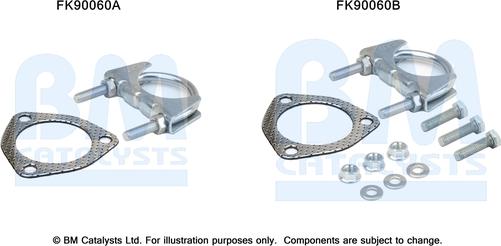 BM Catalysts FK90060 - Монтажный комплект, катализатор avtokuzovplus.com.ua