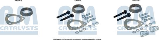 BM Catalysts FK90063 - Монтажний комплект, каталізатор autocars.com.ua