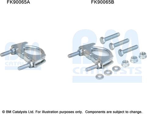 BM Catalysts FK90065 - Монтажний комплект, каталізатор autocars.com.ua