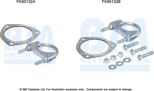 BM Catalysts FK90132 - Монтажний комплект, каталізатор autocars.com.ua