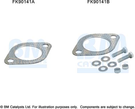 BM Catalysts FK90141 - Монтажний комплект, каталізатор autocars.com.ua