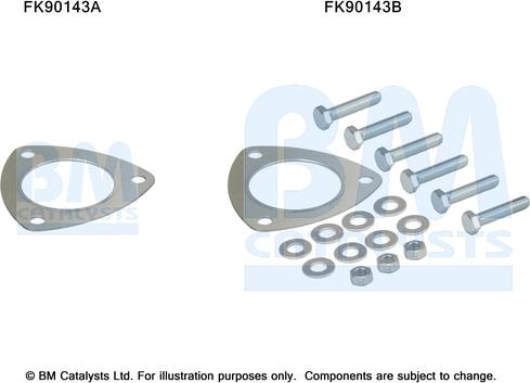 BM Catalysts FK90143 - Монтажний комплект, каталізатор autocars.com.ua