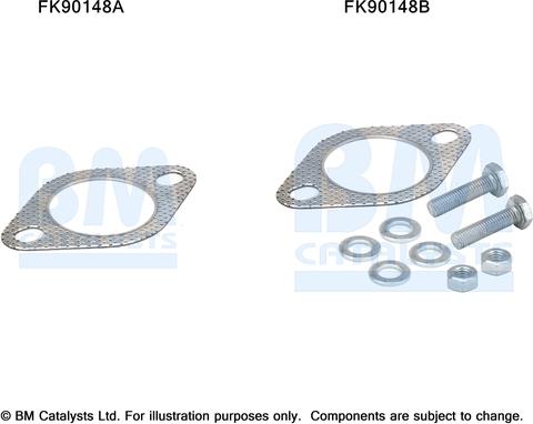 BM Catalysts FK90148 - Монтажний комплект, каталізатор autocars.com.ua