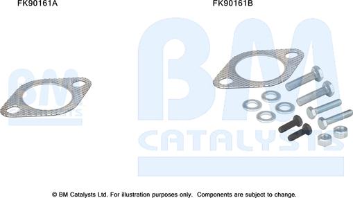 BM Catalysts FK90161 - Монтажний комплект, каталізатор autocars.com.ua