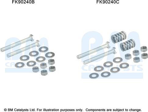 BM Catalysts FK90240 - Монтажный комплект, катализатор avtokuzovplus.com.ua