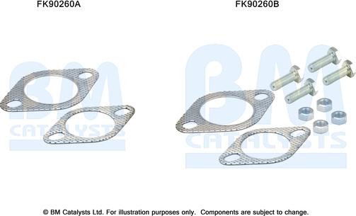 BM Catalysts FK90260 - Монтажный комплект, катализатор avtokuzovplus.com.ua