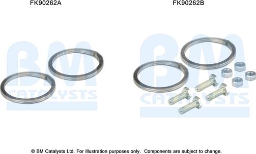 BM Catalysts FK90262 - Монтажний комплект, каталізатор autocars.com.ua