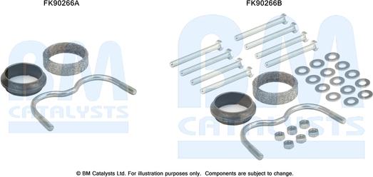 BM Catalysts FK90266 - Монтажний комплект, каталізатор autocars.com.ua