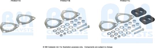 BM Catalysts FK90271 - Монтажний комплект, каталізатор autocars.com.ua