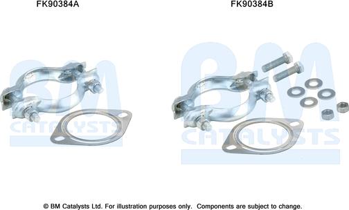 BM Catalysts FK90384 - Монтажний комплект, каталізатор autocars.com.ua