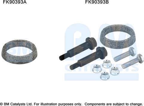 BM Catalysts FK90393 - Монтажний комплект, каталізатор autocars.com.ua